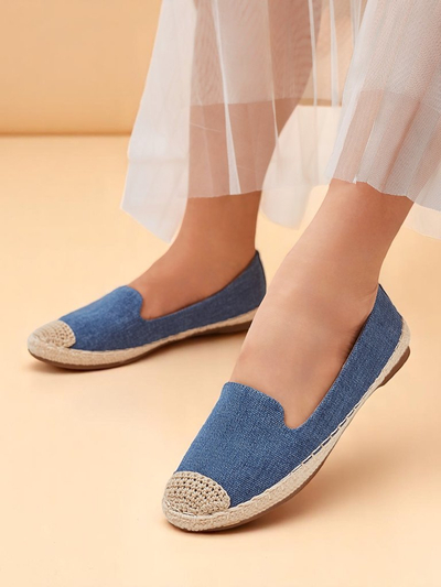 Espadrilles en daim écologique pour femmes Royalfashion Bombei