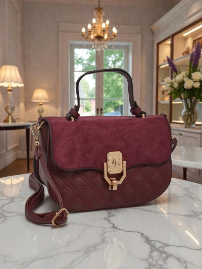 Sac à Main pour Femmes Luna Bordeaux Écologique Élégant pour Tous les Jours