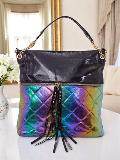 Royalfashion Grand sac à main pour femme Shine Shine