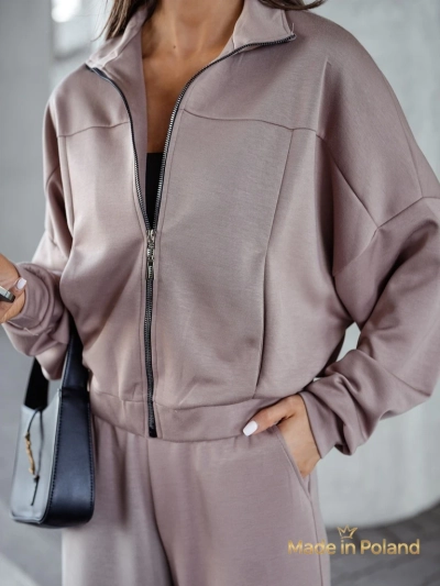 Ensemble de survêtement en viscose pour femmes Long Waves