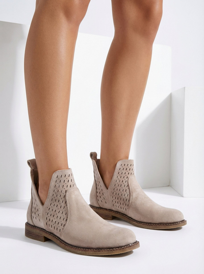 Royalfashion Bottes eko en daim Ovilla pour femme