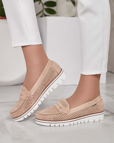 Royalfashion Mocassins ajourés pour femme Leteller