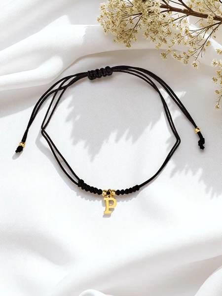 Bracelet pour femme avec la lettre P Petit Charm
