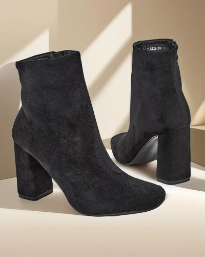 Bottines pour femmes en éco-suède Royalfashion sur Emoro
