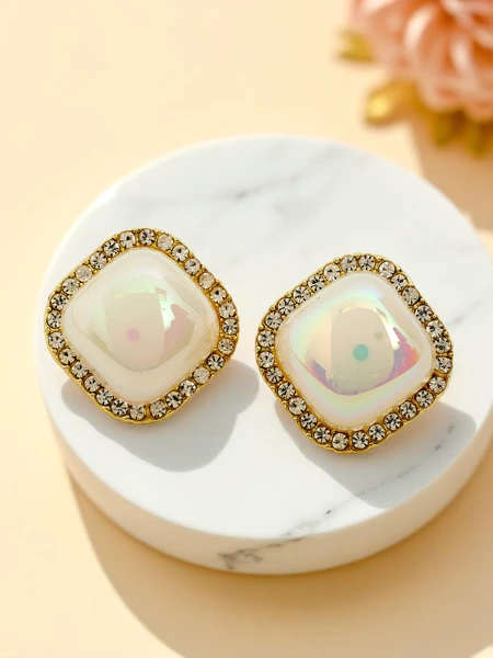 Boucles d’oreilles à clip pour femmes Royalfashion Aurelia Perla