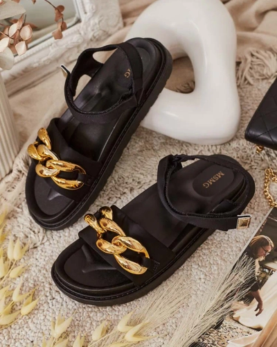 Royalfashion Sandales à chaîne Orette pour femme