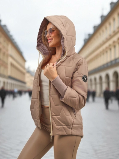Veste matelassée pour femme avec capuche et poignets élastiqués Raven Peak