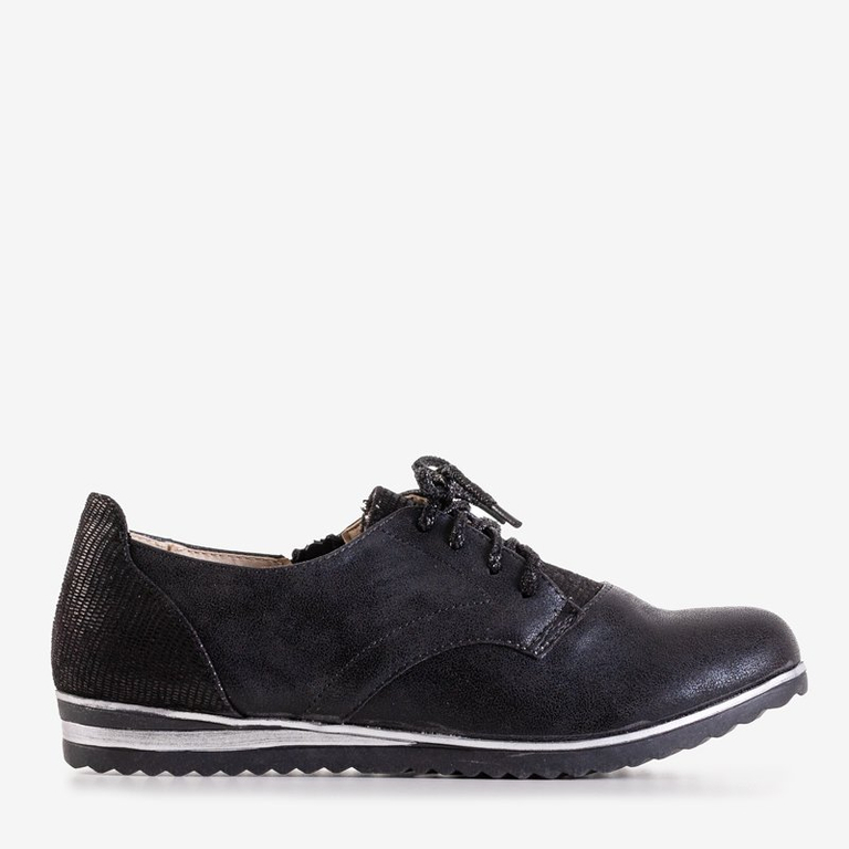 Chaussures basses noires pour enfants Boliva - Footwear