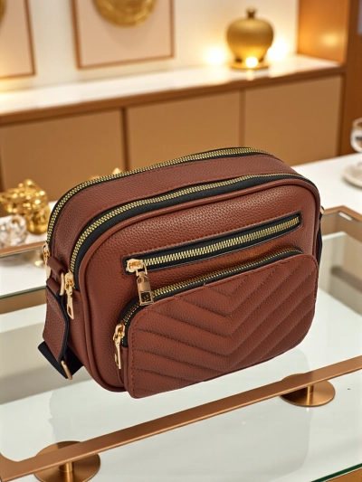 Petit sac à main pour femme en cuir écologique Lunar Elegance