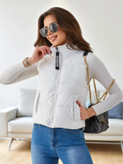 Veste sans manches courte Royalfashion pour femmes