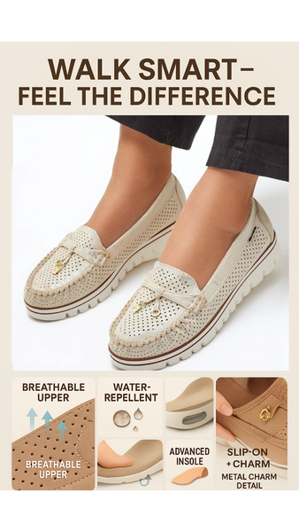 Mocassins perforés Royalfashion pour femmes Elissas