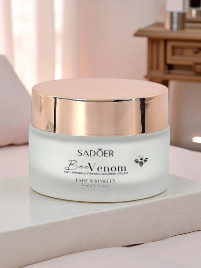 Sadoer Venusta BeeVenom Crème Hydratante Anti-rides 50g pour Tous Types de Peau
