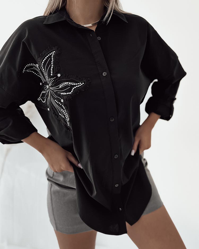 Royalfashion Chemise femme avec patch