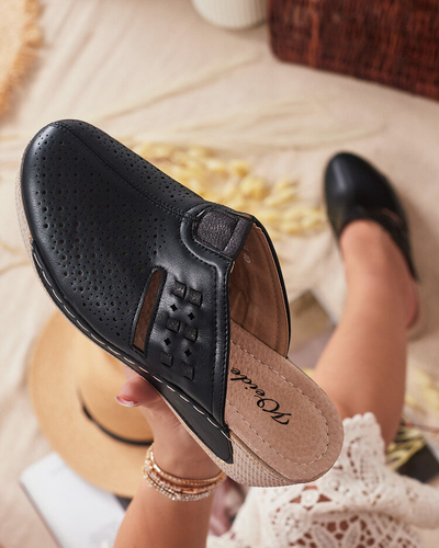 Royalfashion Tongs pour femmes à talon bas Albov