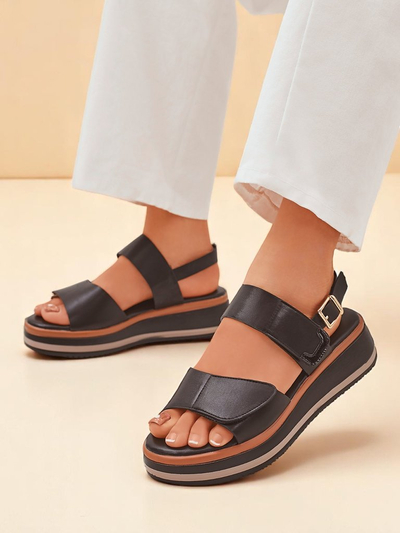 Sandales Royalfashion pour femmes avec une semelle Tulipe plus épaisse