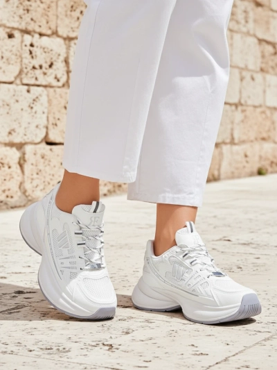 Royalfashion Baskets de sport pour femmes sur une semelle plus épaisse Roality