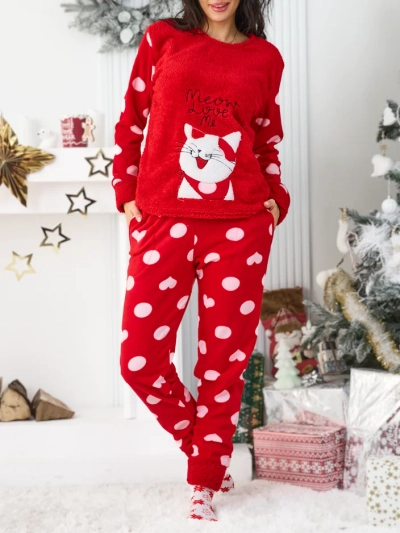 Pyjamas Royalfashion pour femmes avec un chaton