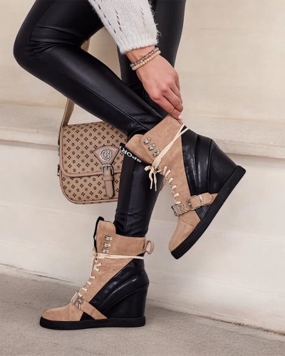 Royalfashion bottines Ronii à talons pour femmes