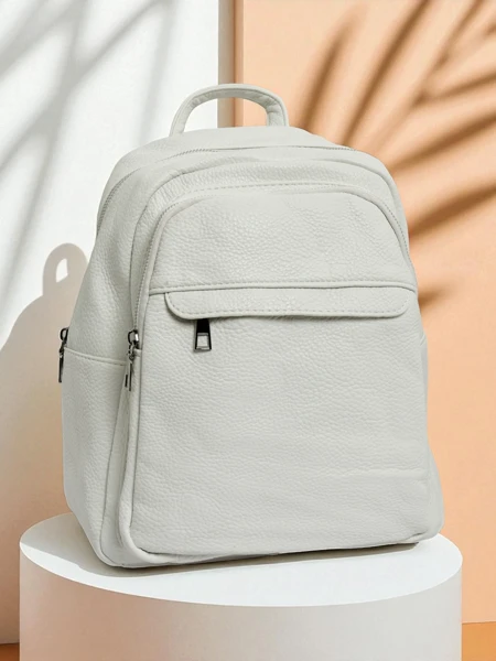 Royalfashion Sac à dos pour femmes en cuir écologique Evelin Day