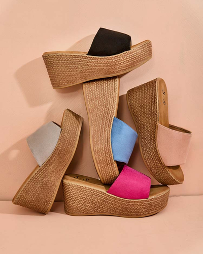 Royalfashion Tongs femme sur plateforme et ancre Albavia