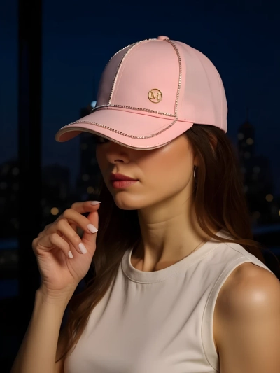 Royalfashion Casquette avec strass ShineCap