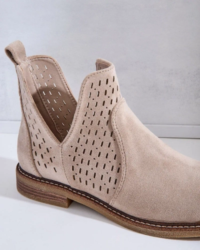 Royalfashion Bottes eko en daim Ovilla pour femme