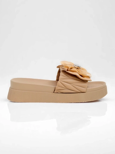 Royalfashion Claquettes plateforme femme avec nœud Sento Pace
