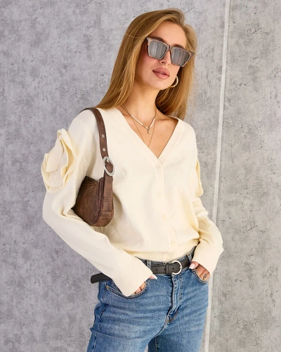 Royalfashion Pull femme déboutonné