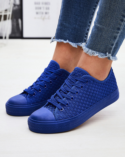 Cobalt baskets pour femmes avec gaufrage Aklina - Footwear