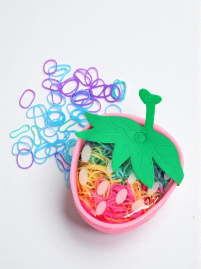 Royalfashion Élastiques en silicone multicolores Fraise