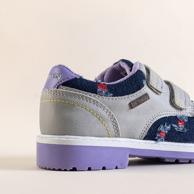 Chaussures fille grises et bleu marine Florisa - Footwear