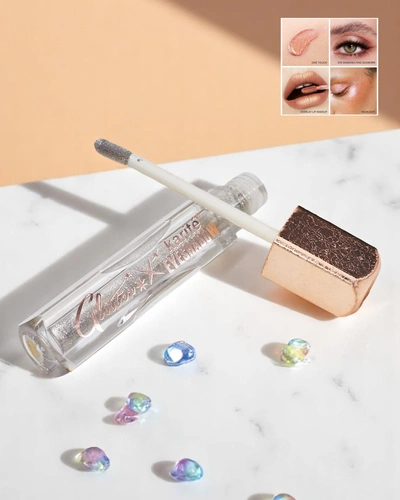 Ombre à paupières liquide scintillant couleur Argent