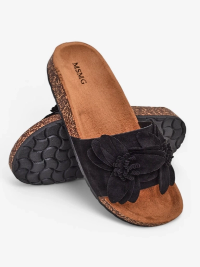 Sandales pour femmes Royalfashion avec fleurs Foules