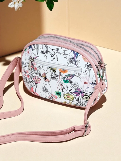 Royalfashion Petit sac à main pour femme en cuir écologique Floriana