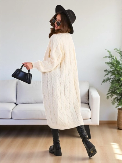 Royalfashion Poncho pull femme tricoté