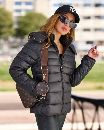 Royalfashion veste d'hiver matelassée pour femme