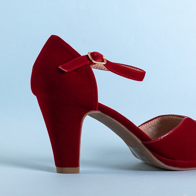 OUTLET Sandales pour femmes rouges sur le poteau Idela - Footwear