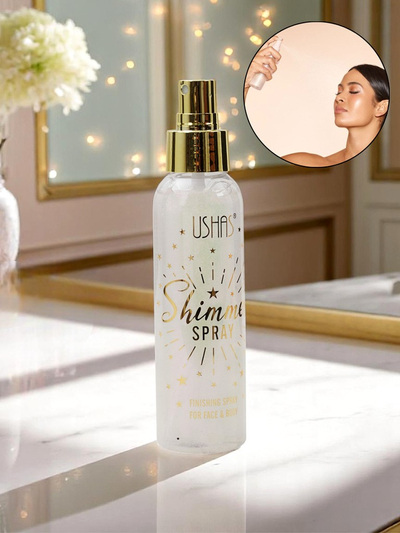 USHAS Spray d'Été - Enlumineur Liquide Visage et Corps Perle