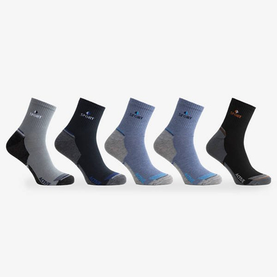 Chaussettes homme multicolores 5 / pack - Chaussettes
