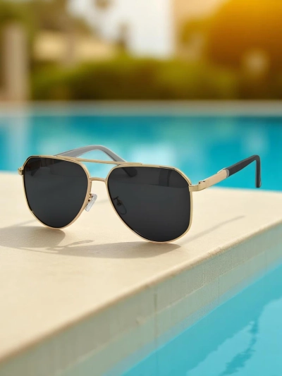 Royalfashion Lunettes de soleil aviateur pour femme Avia