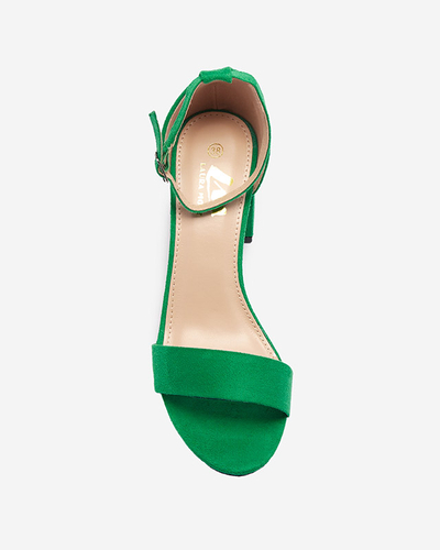 Sandales pour femmes sur tige en vert Xiadia- Footwear