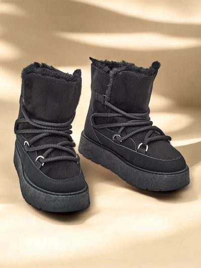 Bottes de neige à lacets pour femmes Royalfashion Liloz