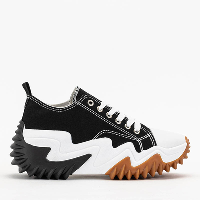 Chaussures de sport femme noires a'la sneakers Wenova - Footwear