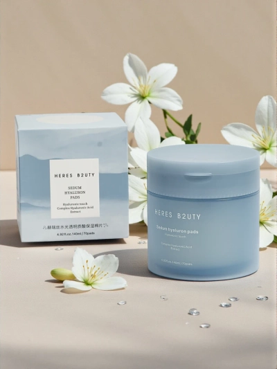 Disques de coton - hydratants, à l'acide hyaluronique