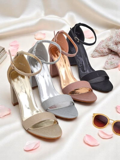 Royalfashion Sandales brillantes pour femmes Stella Glam