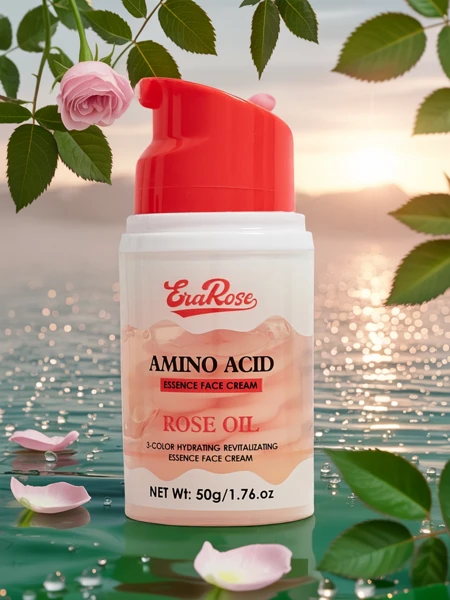 Crème pour le visage ERAROSE aux acides aminés - hydrate, régénère et renforce la peau