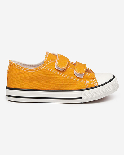 OUTLET Baskets Bovis Velcro fille moutarde - Chaussures
