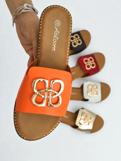 Royalfashion Mules femme à semelle plate Heraklia