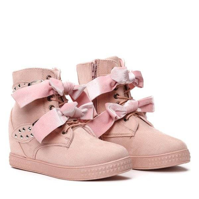 Baskets compensées Eleanor roses - Footwear
