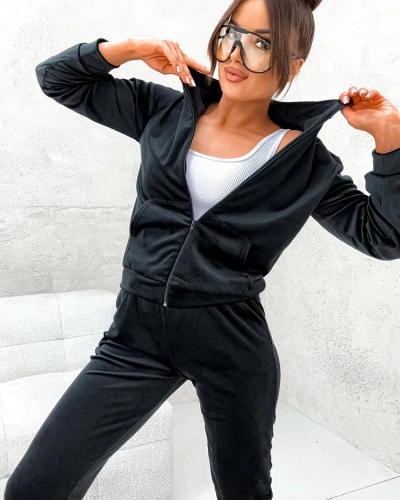 Royalfashion Ensemble a'la velours coton pour femme